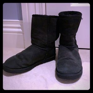Black UGG boots